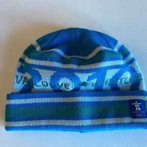 2010 Vancouver Canada Olympics Blue/Green Knit Cap, Kids